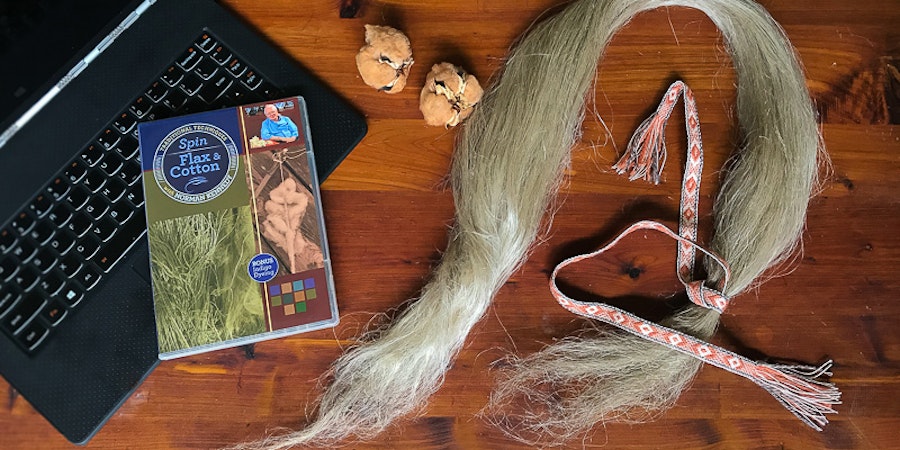 Is Norman Watching Over Your Shoulder? Spinning Flax and Cotton Image