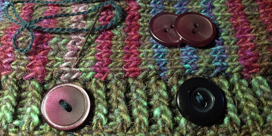 Roving Reporter: Finishing Forsaken Sweaters and Frogging Knitting Image