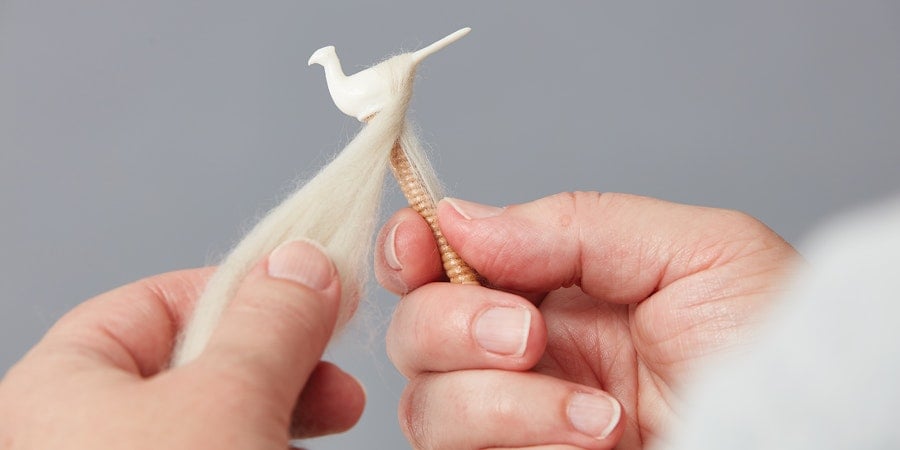 5 Tips for Spinning with a Distaff Image