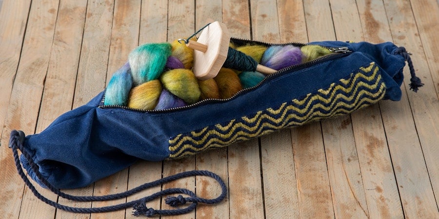 Happy Stitching: A Bargello Spindle Bag Image