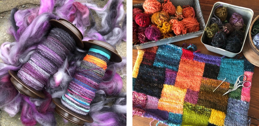 Your Finished Object: Kaffe Fassett Pillow Image