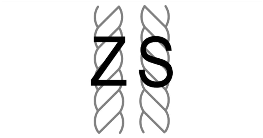 Twist Direction: S vs. Z Twist Image