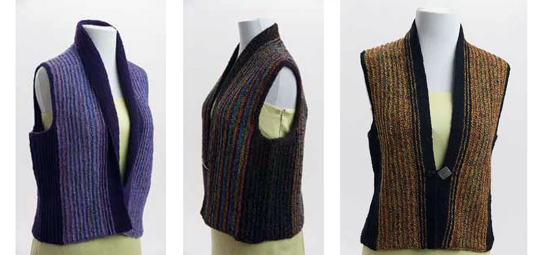 Color Block Vest by Susan Z. Douglas | Spin Off