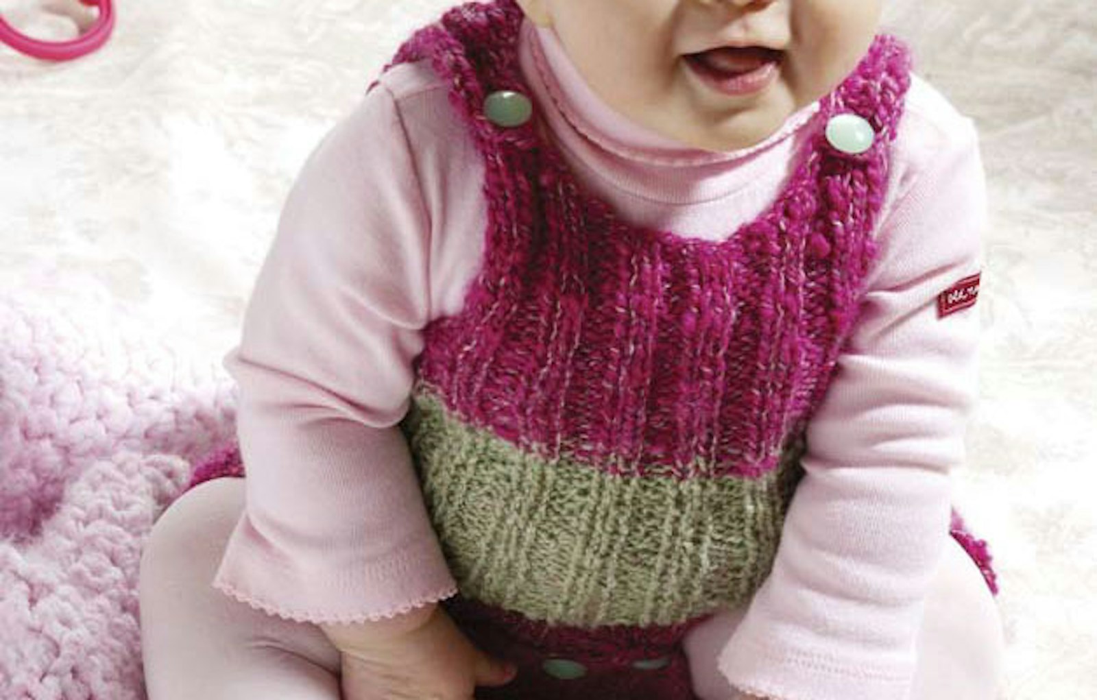 Hannah's Onesie: Free Baby Sweater Pattern Primary Image