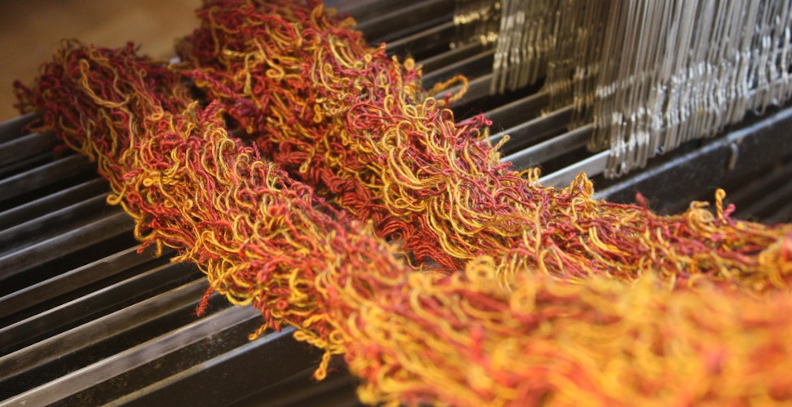 Alpaca Pleated Scarf Primary Image