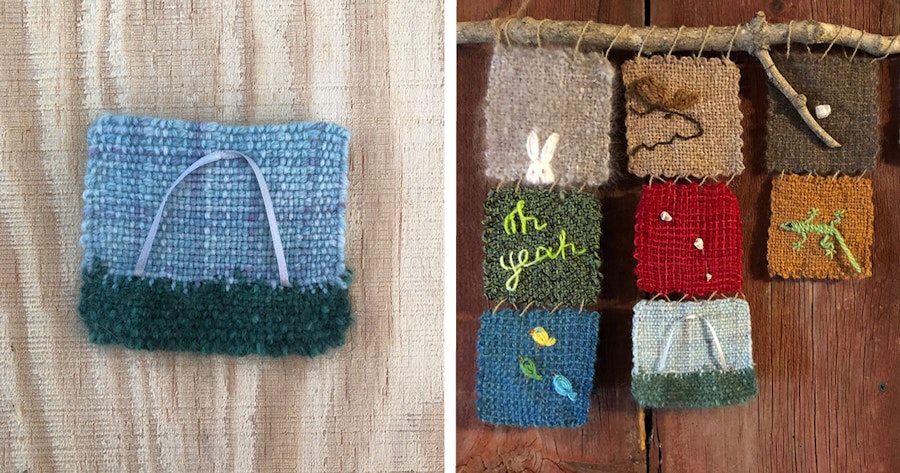 Making a Pin Loom Souvenir Image