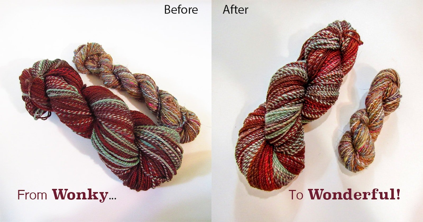 Her Handspun Habit: 3 Reasons to Reskein Your Handspun on a Niddy-Noddy. Primary Image