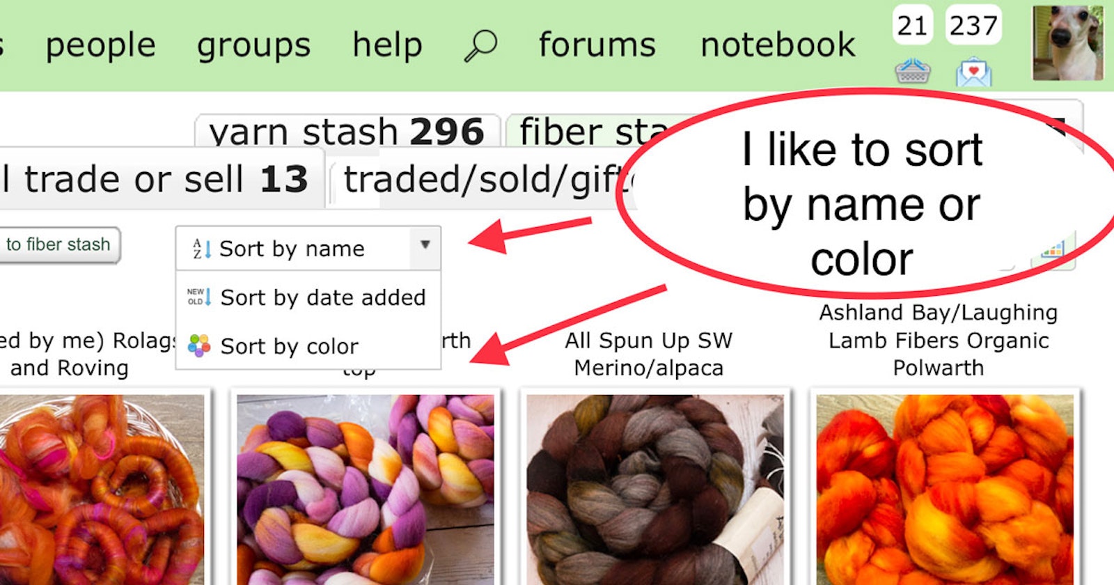 Her Handspun Habit: Fiber Stash, Meet Ravelry Primary Image