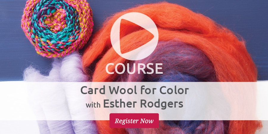Spin like a Boss with Colorful Carded Wool! Image