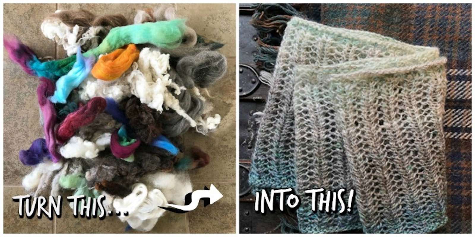 Roving Reporter: How to Spin A Gradient Yarn from Your Fiber Scraps Primary Image