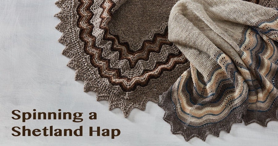 Spinning A Shetland Hap Image