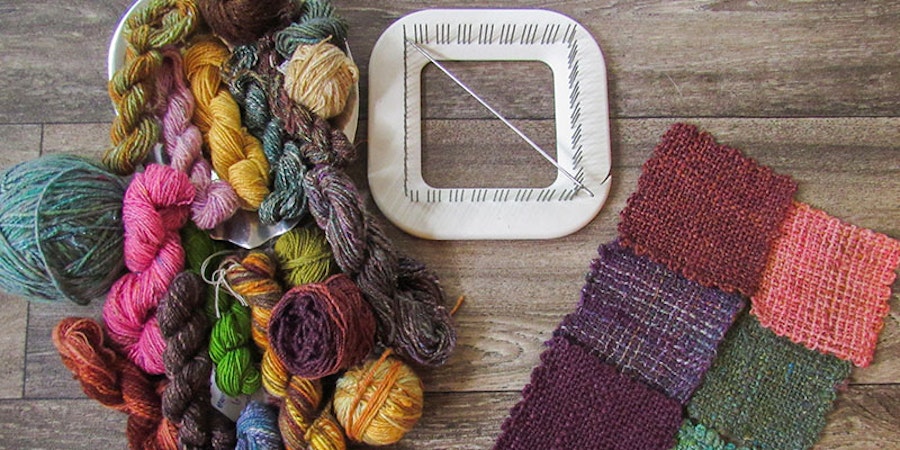 Her Handspun Habit: 5 Reasons Why Spinners Should Try Pin Loom Weaving Image
