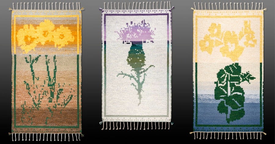 Botanical Weaving and Woven Wildflowers Image