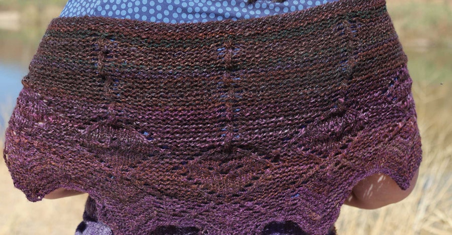 Your Finished Object: Handspun Pinecliff Shawl Image