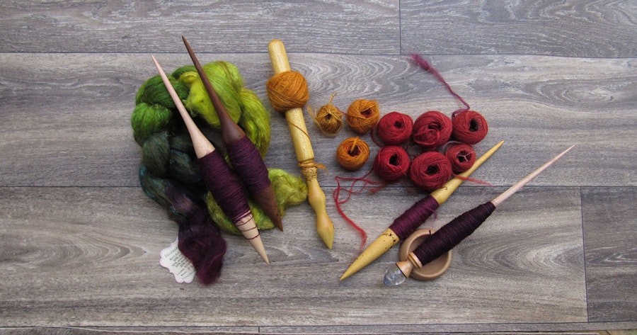 Her Handspun Habit: Drop-Spindle Plying for Larger Hanks Image