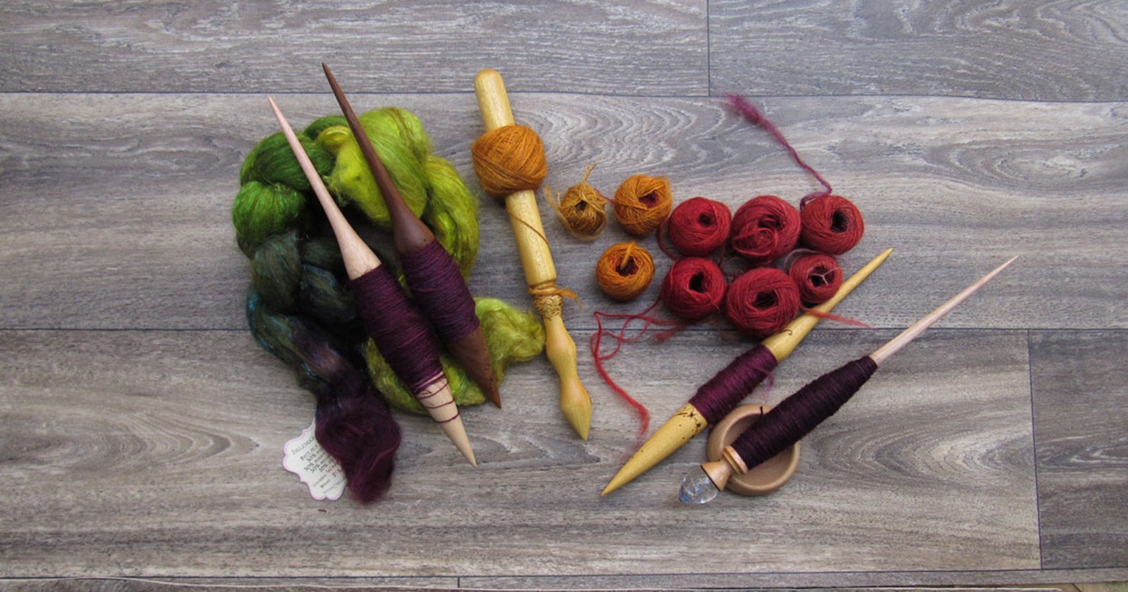 Her Handspun Habit: Drop-Spindle Plying for Larger Hanks Primary Image