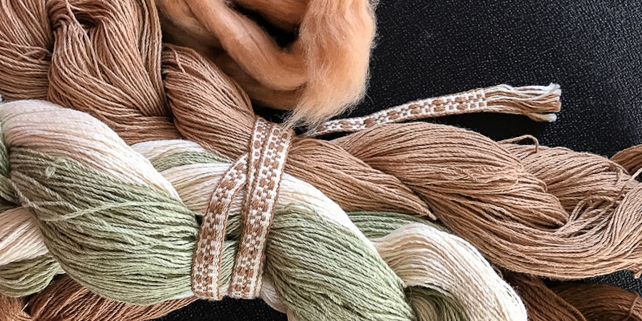Roving Reporter: Handspun Ribbons on a Backstrap Loom Image