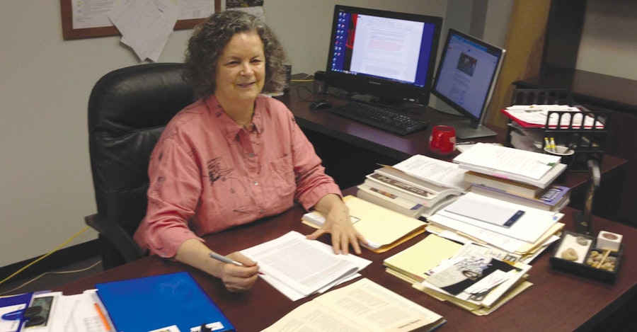 I Am a Spinner: Ellen Hansen, Professor of Geography Image