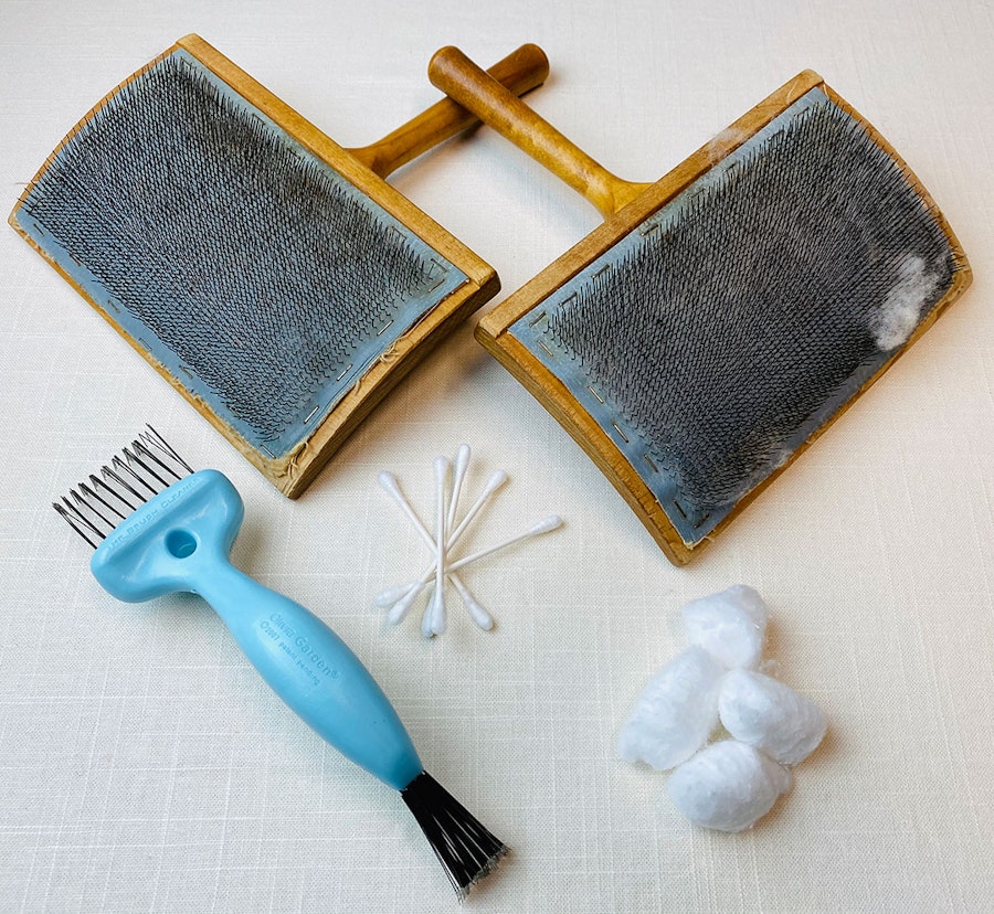 Cleaner Carding: How to Keep Your Handcards Spick-and-Span Image