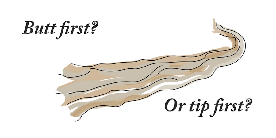 Which End First? Spinning from the Lock Image