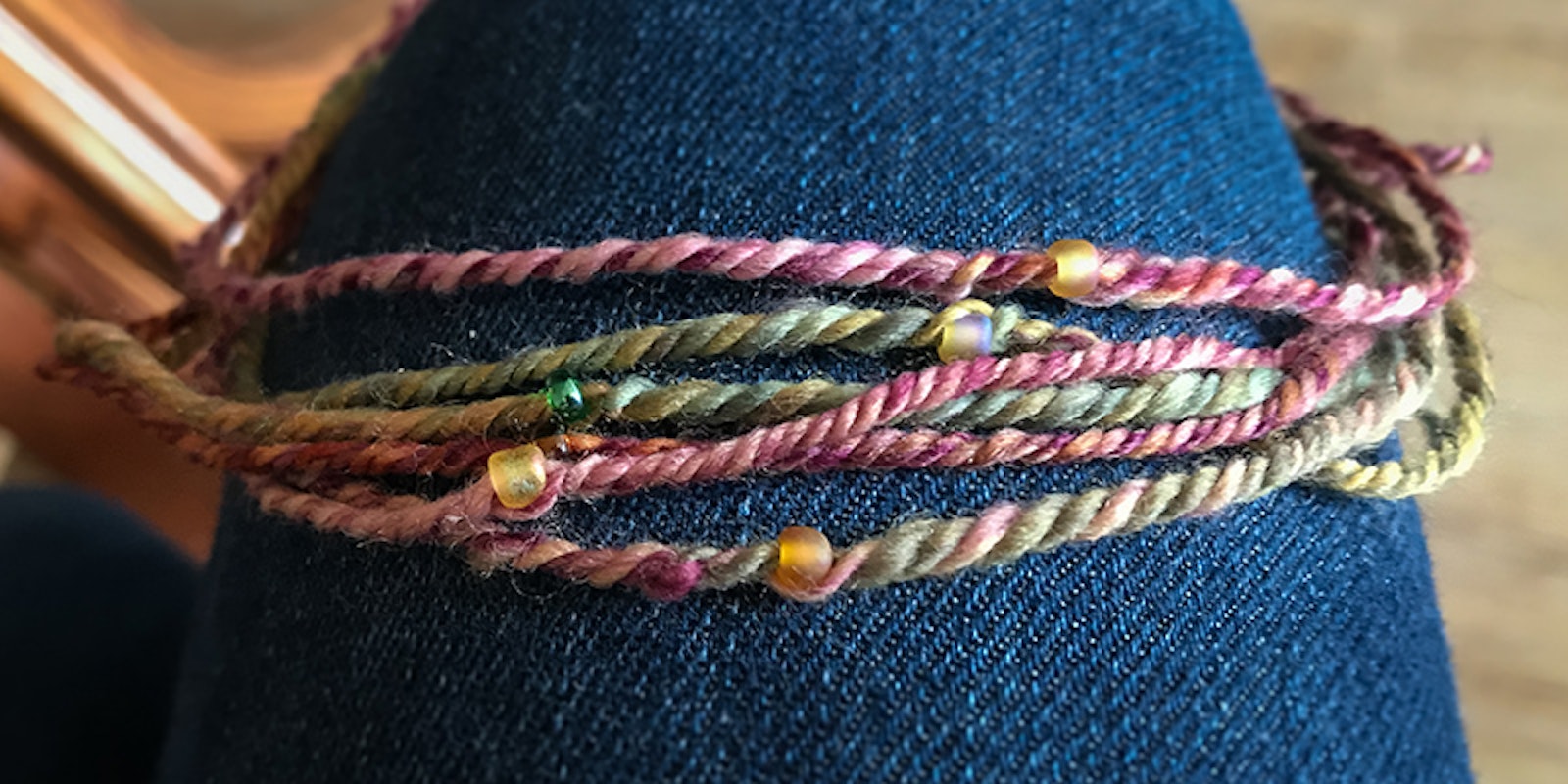 Beaded Chain-Plied Yarn… Give It a Try! Primary Image