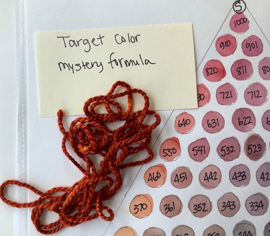 Solving a Mystery: Dye Matching Image