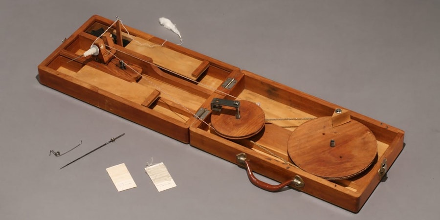 Mahatma Gandhi’s Charkha in Michigan Image