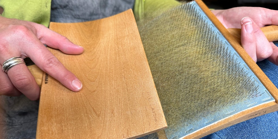 Why I Love My Handcards: Carding Wool Three Ways Image