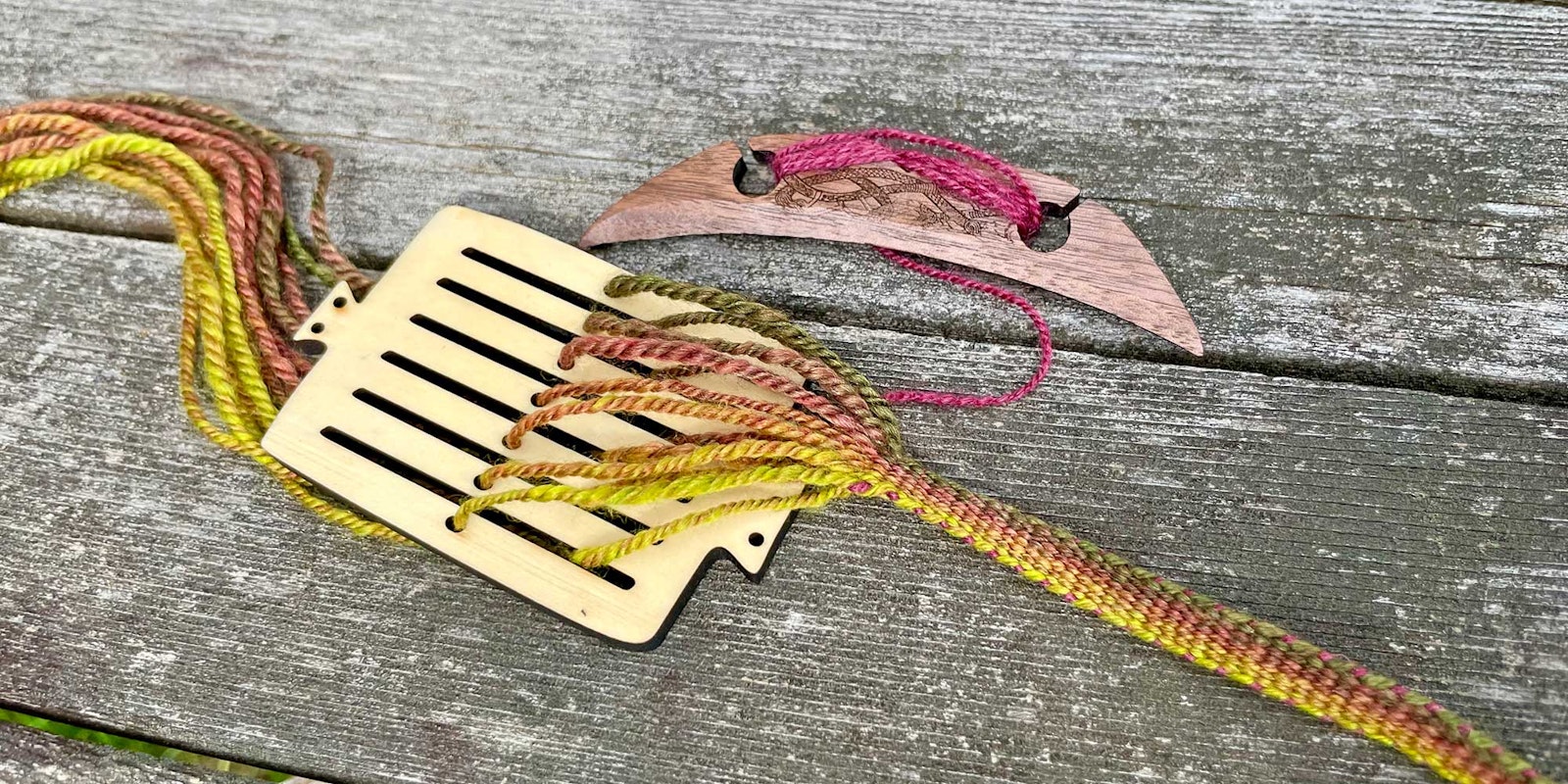 Backstrap Rigid Heddle Basics: Get Weaving Handspun Bands Primary Image