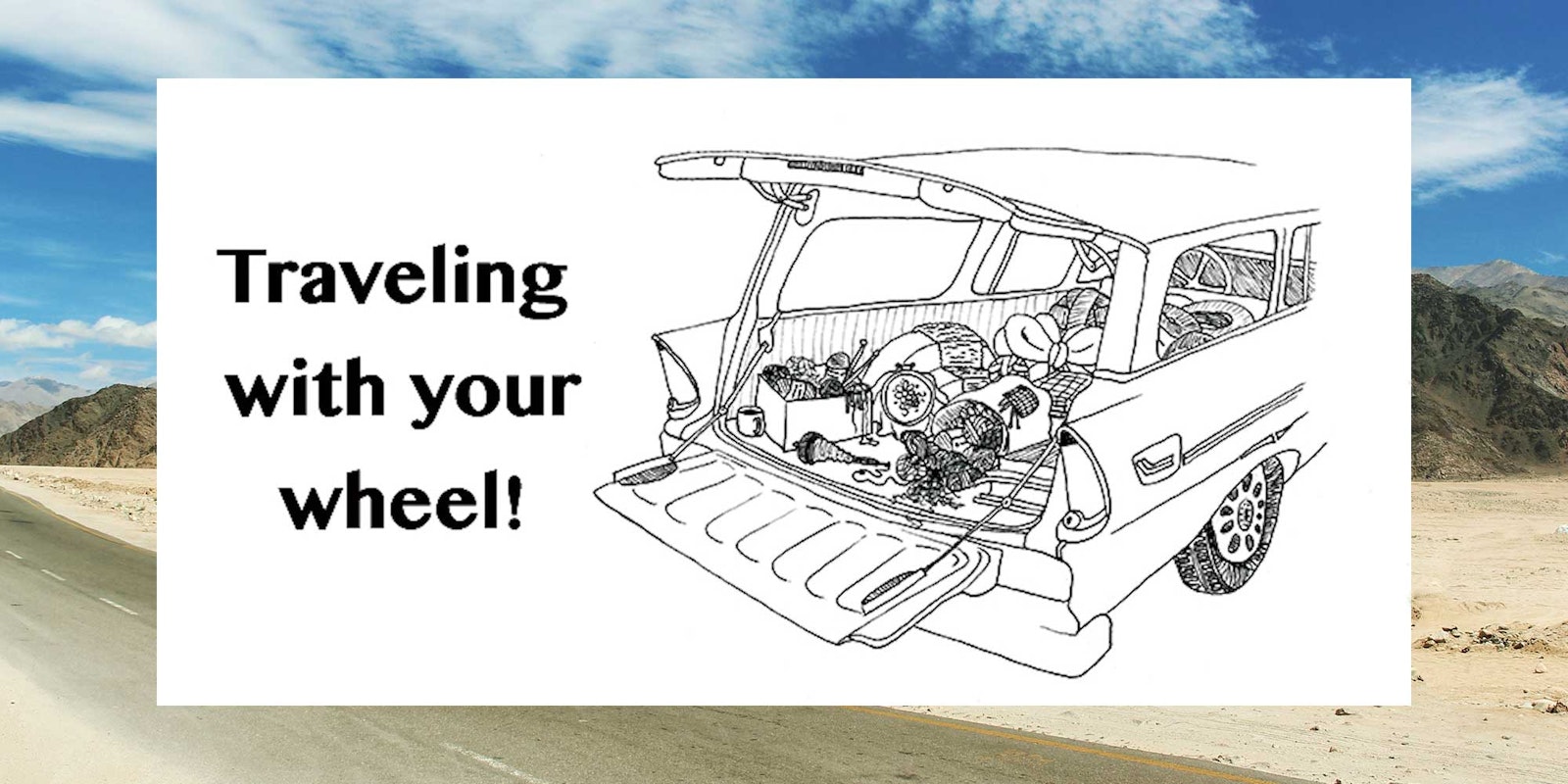 Portable Spinning Wheels: 4 Tips for Traveling with Your Wheel Primary Image