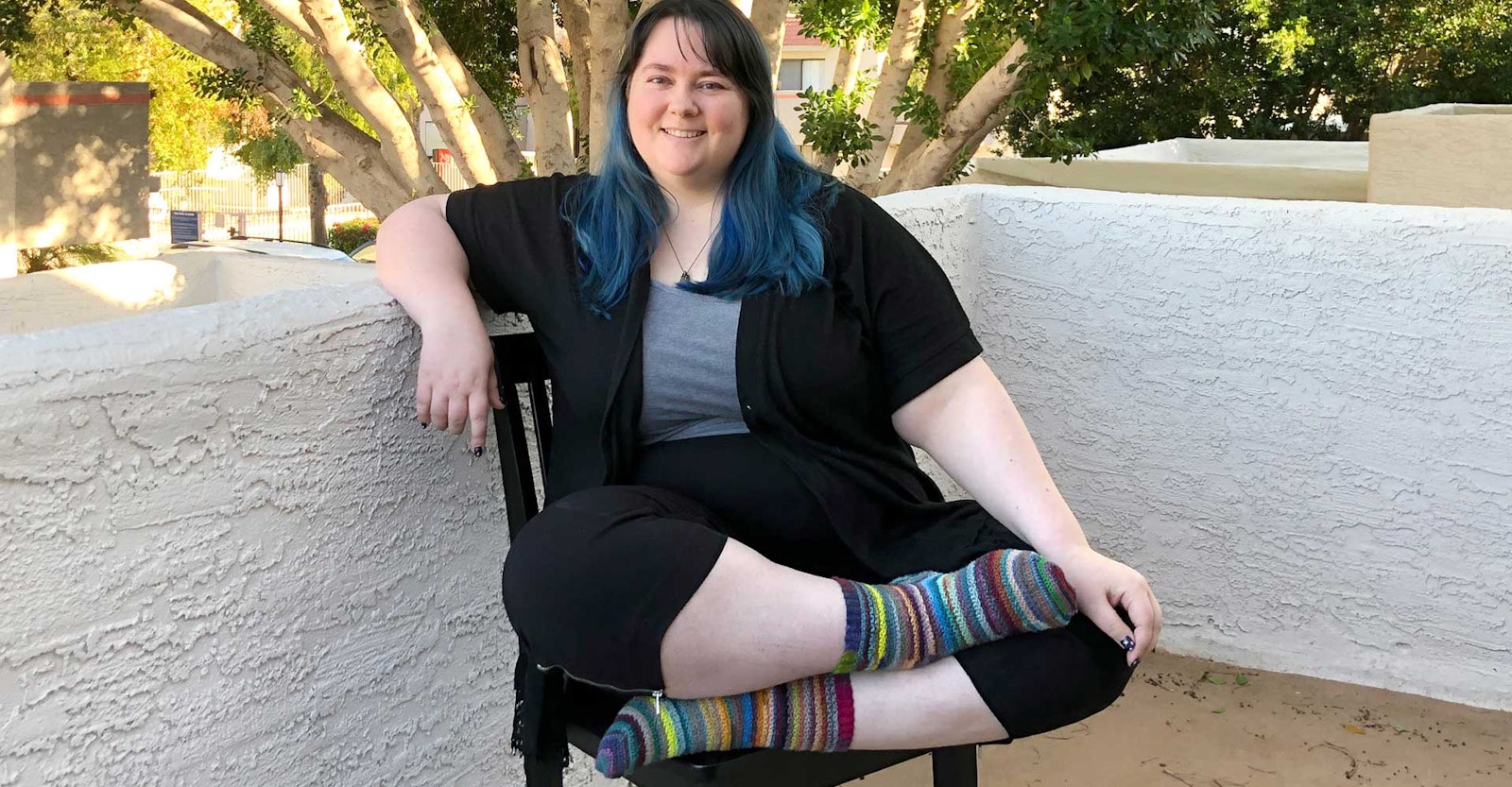 Your Finished Object: Scrappy Crochet Socks Primary Image