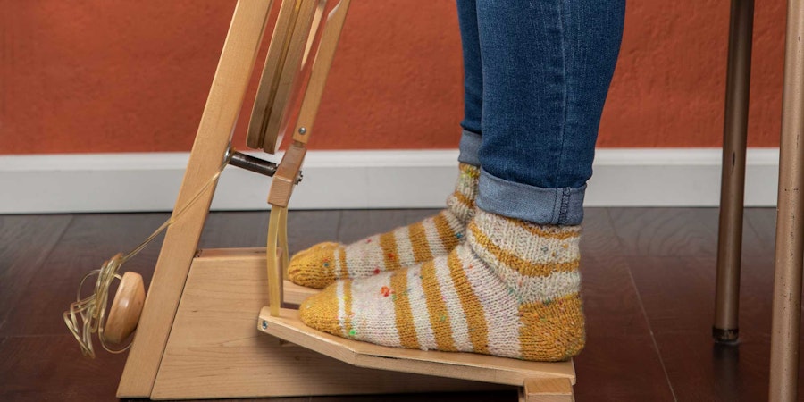 What’s On (or Off) Your Feet When You’re at the Spinning Wheel? Image