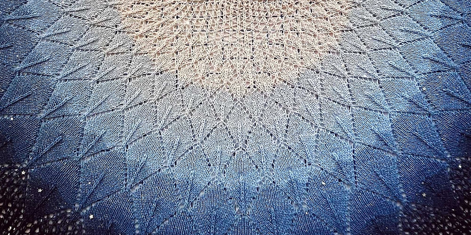 Your Finished Object: Starfall Shawl Primary Image