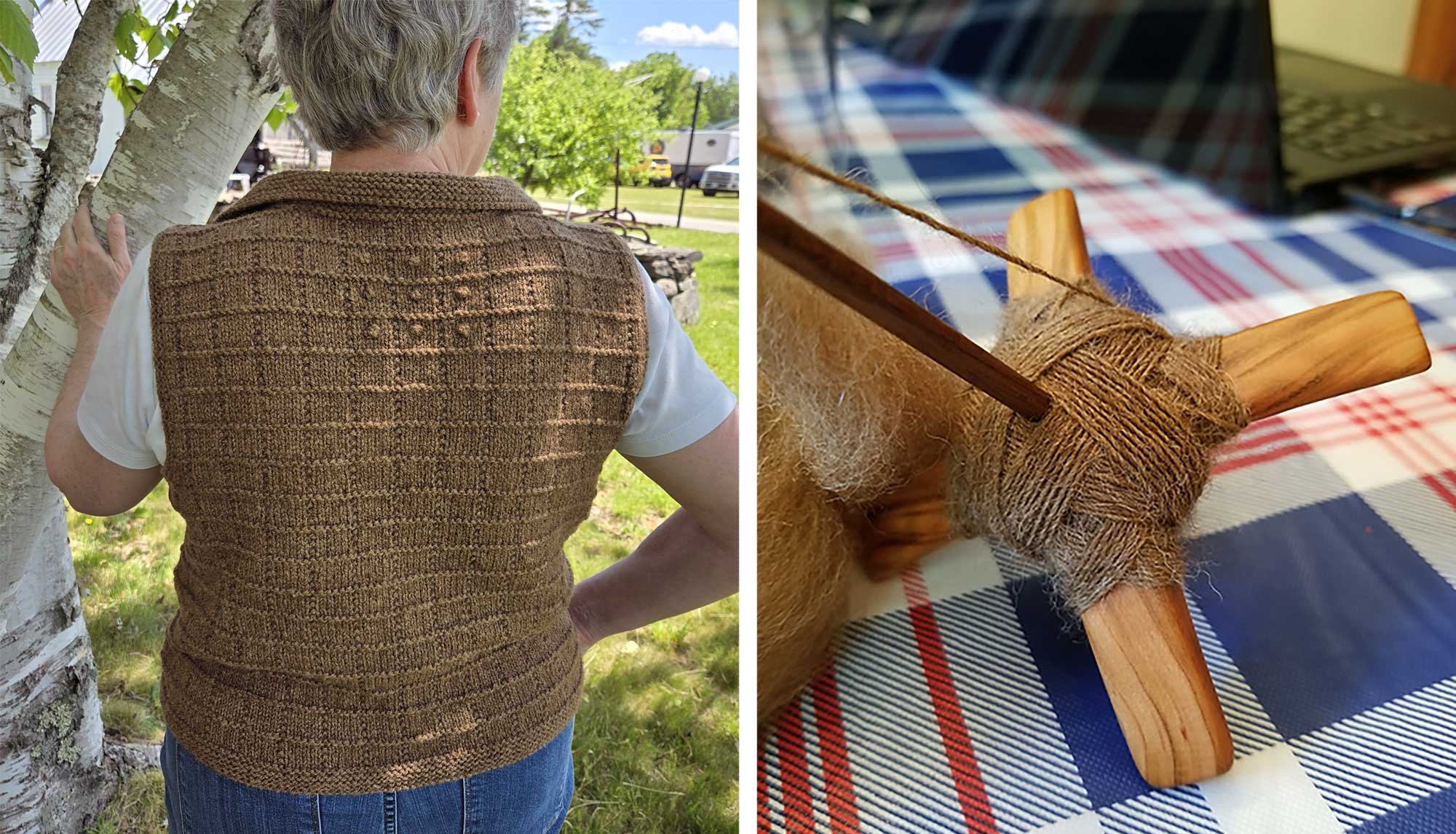 Your Finished Object: Manx Loaghtan Buttonbox Vest | Spin Off