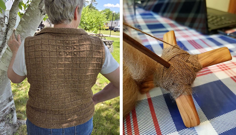 Your Finished Object: Manx Loaghtan Buttonbox Vest Image