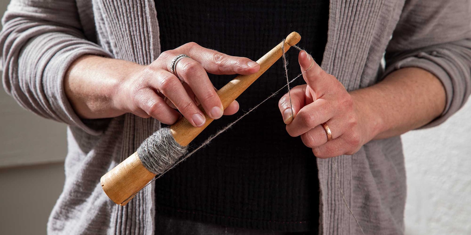 Try Spinning on a Scottish Spindle Primary Image