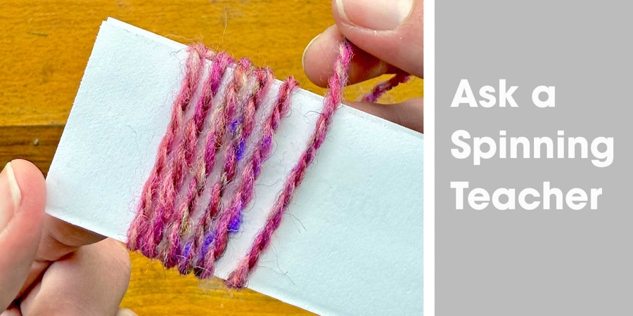 How Do I Spin a More Consistent Yarn? Image