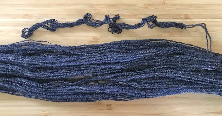 Roving Reporter: Fulling Woolen-Spun Yarn Image