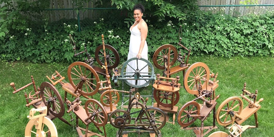 A Spinner’s Path: Discovering Spinning Through a Love for Antique Wheels Image