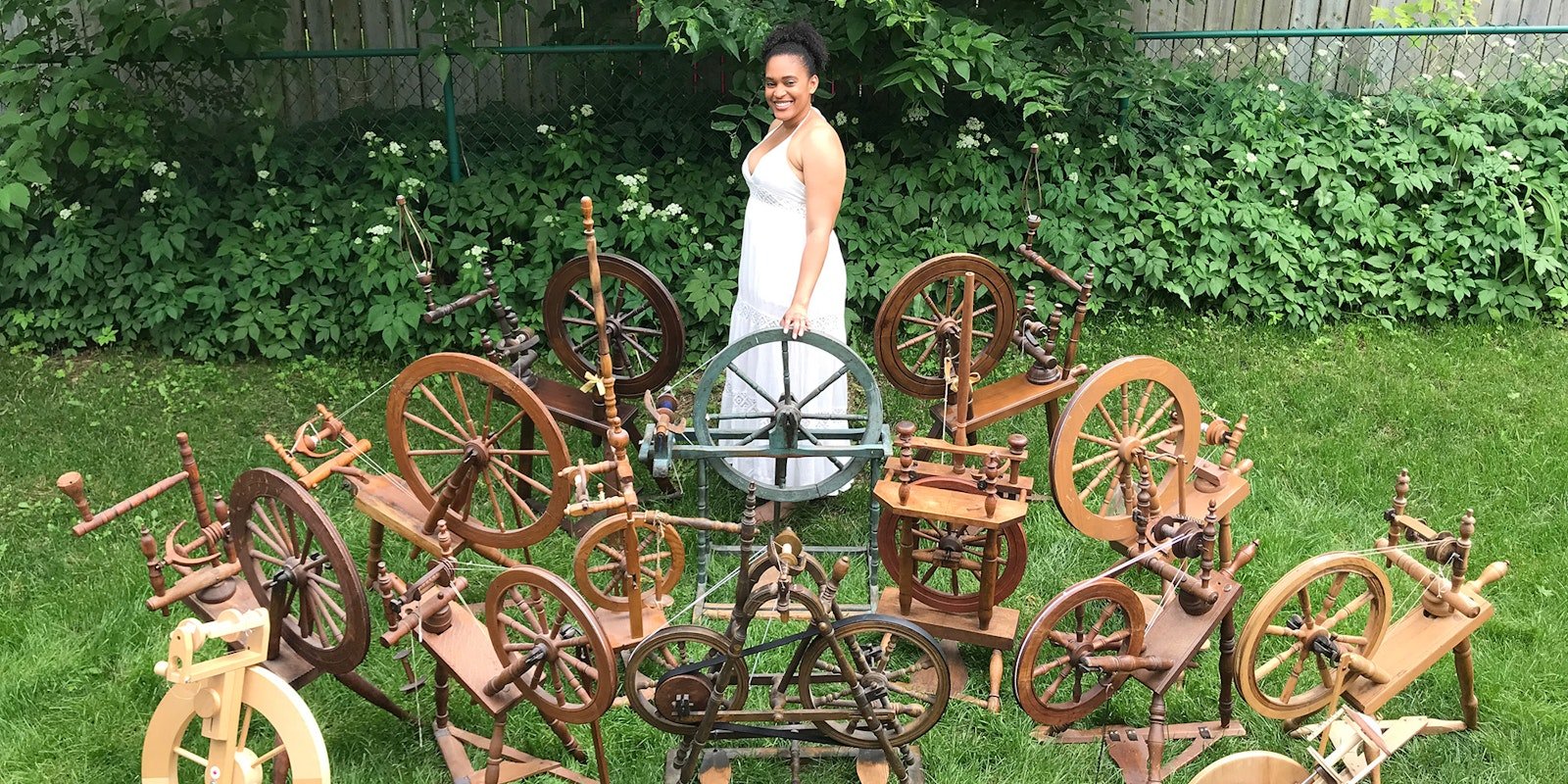 A Spinner’s Path: Discovering Spinning Through a Love for Antique Wheels Primary Image