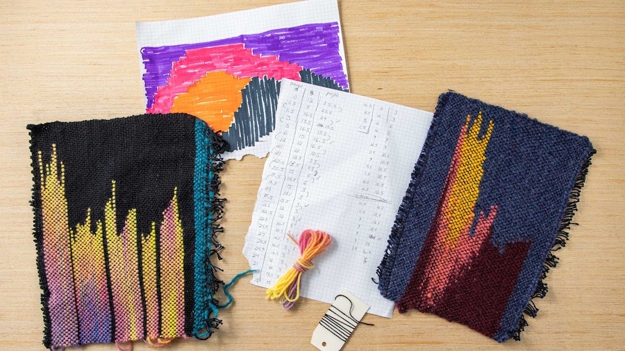 Spin and Weave a Sunset Image